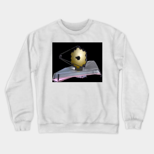 James Webb Space Telescope, illustration (C022/8478) Crewneck Sweatshirt by SciencePhoto